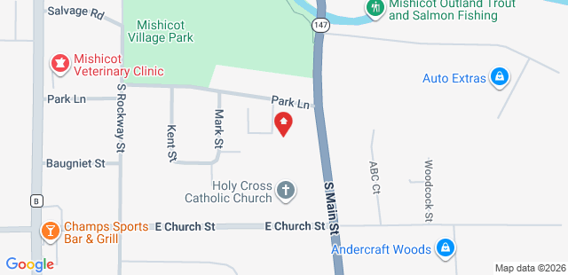 Map of 422+Park+Lane+Mishicot%2C+WI+
